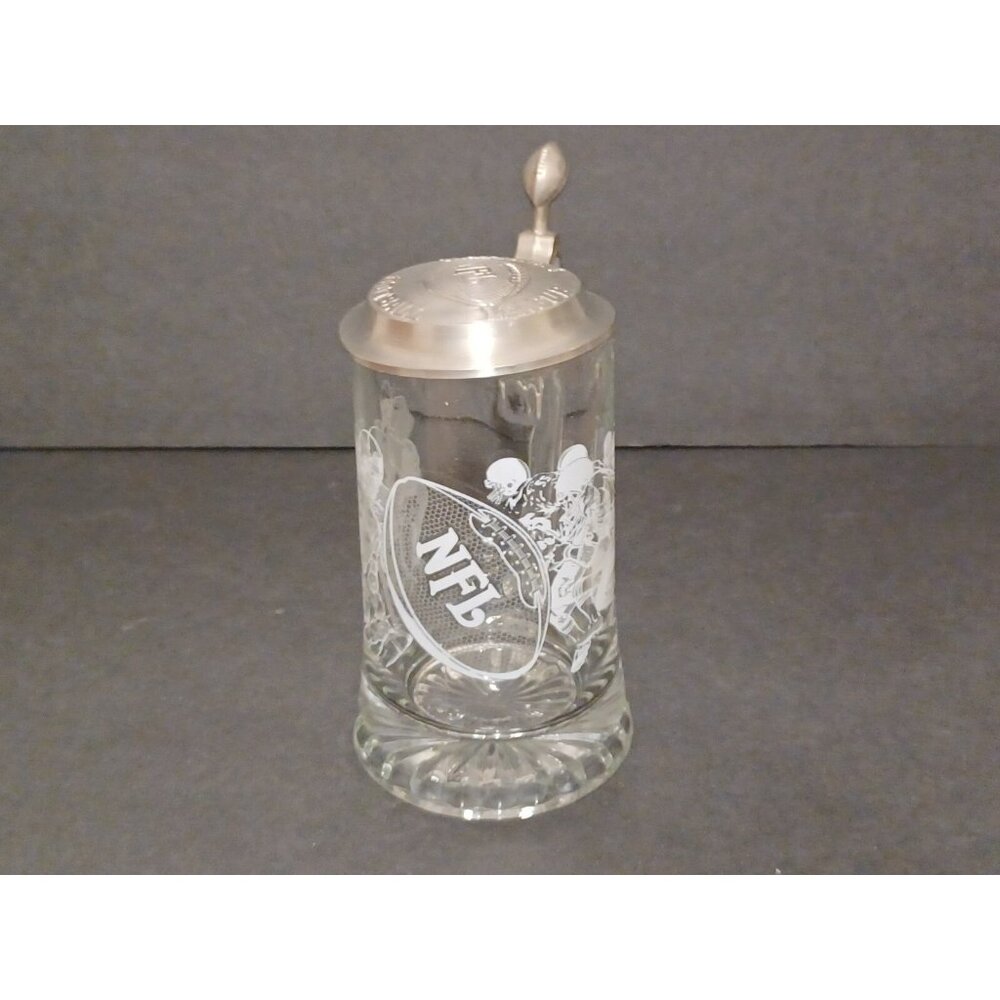 NFL National Football League Made In Germany Glass Beer Stein Mug - Picture 2 of 11